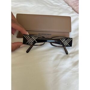 Burberry Skinny Rectangular Brown Tortoise BY2812976 Eyeglasses with Case